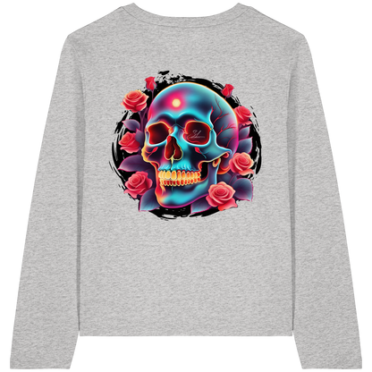Glow Skull - Womens Organic Longsleeve