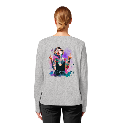 Rebel Rose - Womens Organic Longsleeve