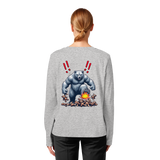 Teddy Terror - T-shirt bio à manches longues pour femme