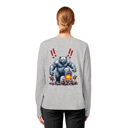 Teddy Terror - Womens Organic Longsleeve