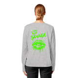 Kiss of Attitude - Womens Organic Longsleeve