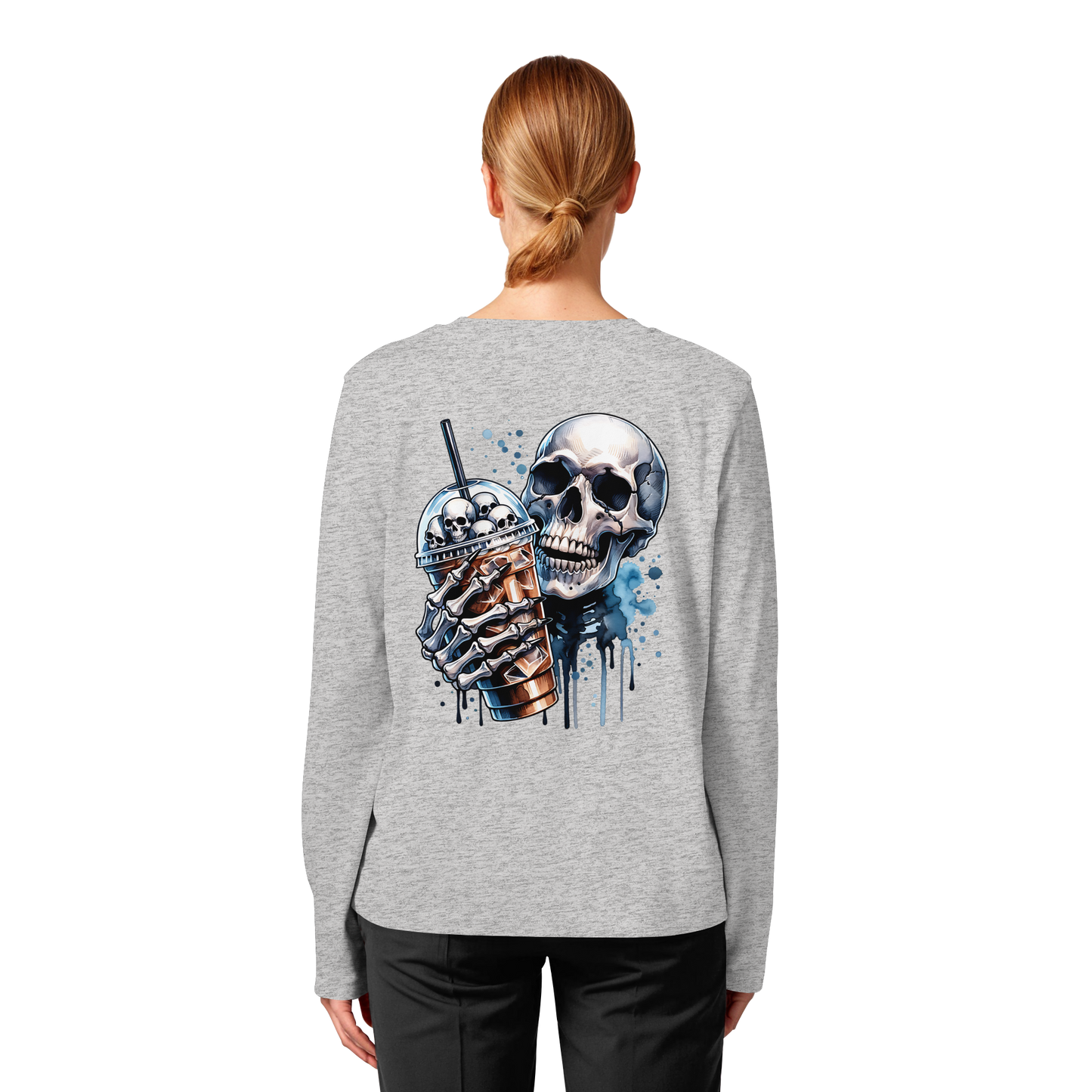 Chill Skull - Womens Organic Longsleeve