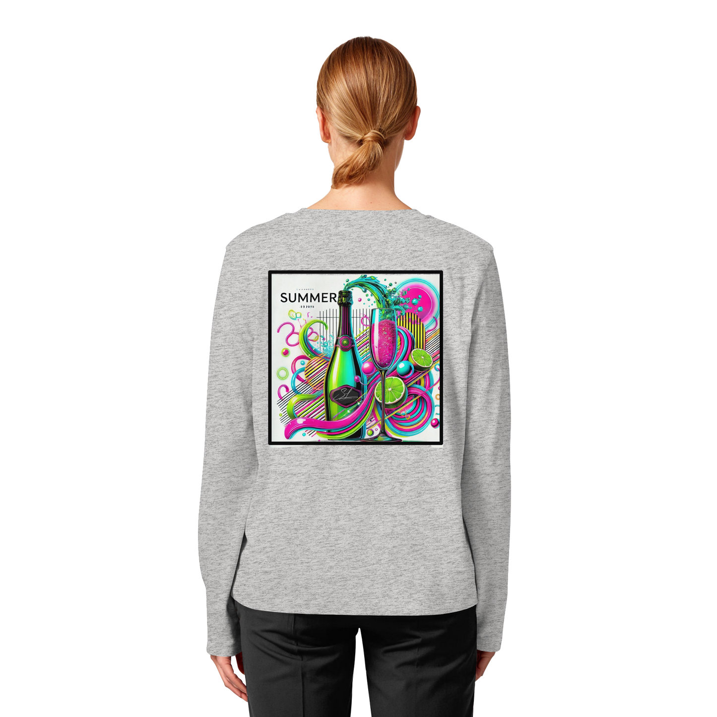 Neon Fresh - Womens Organic Longsleeve