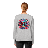 Glow Skull - T-shirt bio à manches longues pour femme