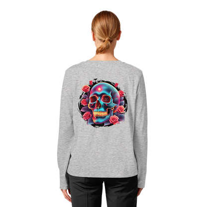 Glow Skull - Womens Organic Longsleeve