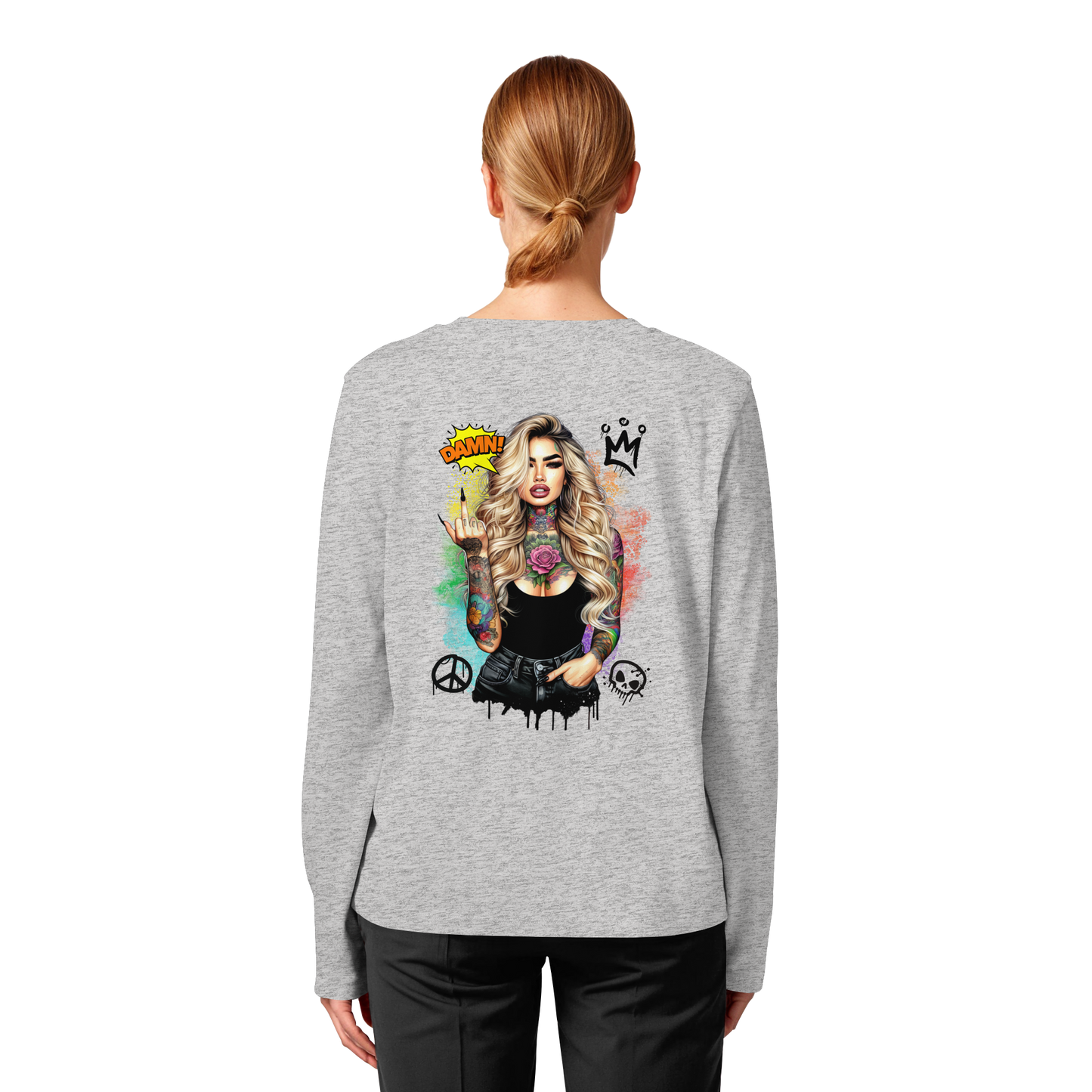 Ink Queen - Womens Organic Longsleeve