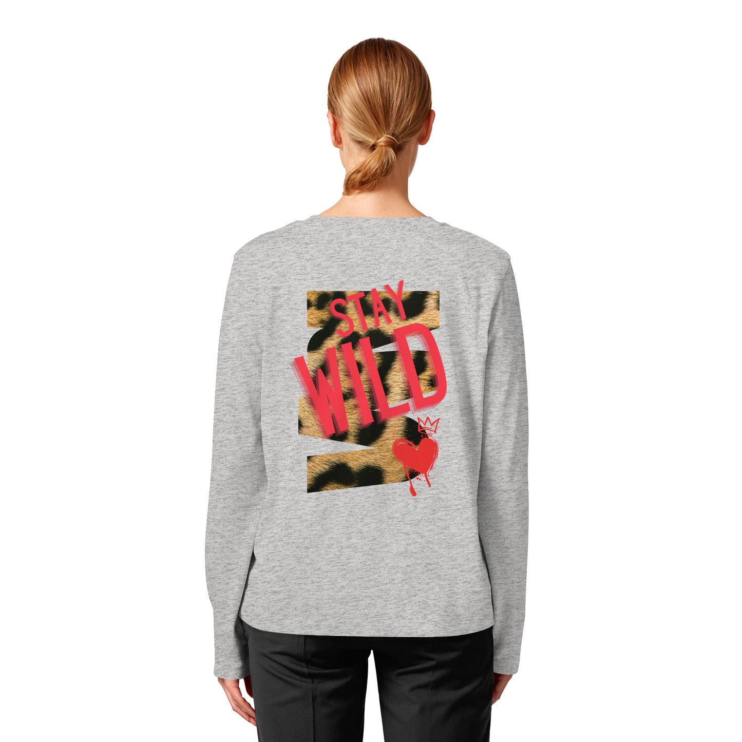 Stay Wild - Womens Organic Longsleeve
