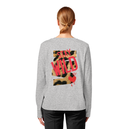 Stay Wild - Womens Organic Longsleeve