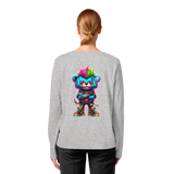 Punk Neon Teddy - Womens Organic Longsleeve