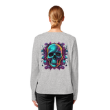Crâne Galactique - T-shirt bio à manches longues pour femme