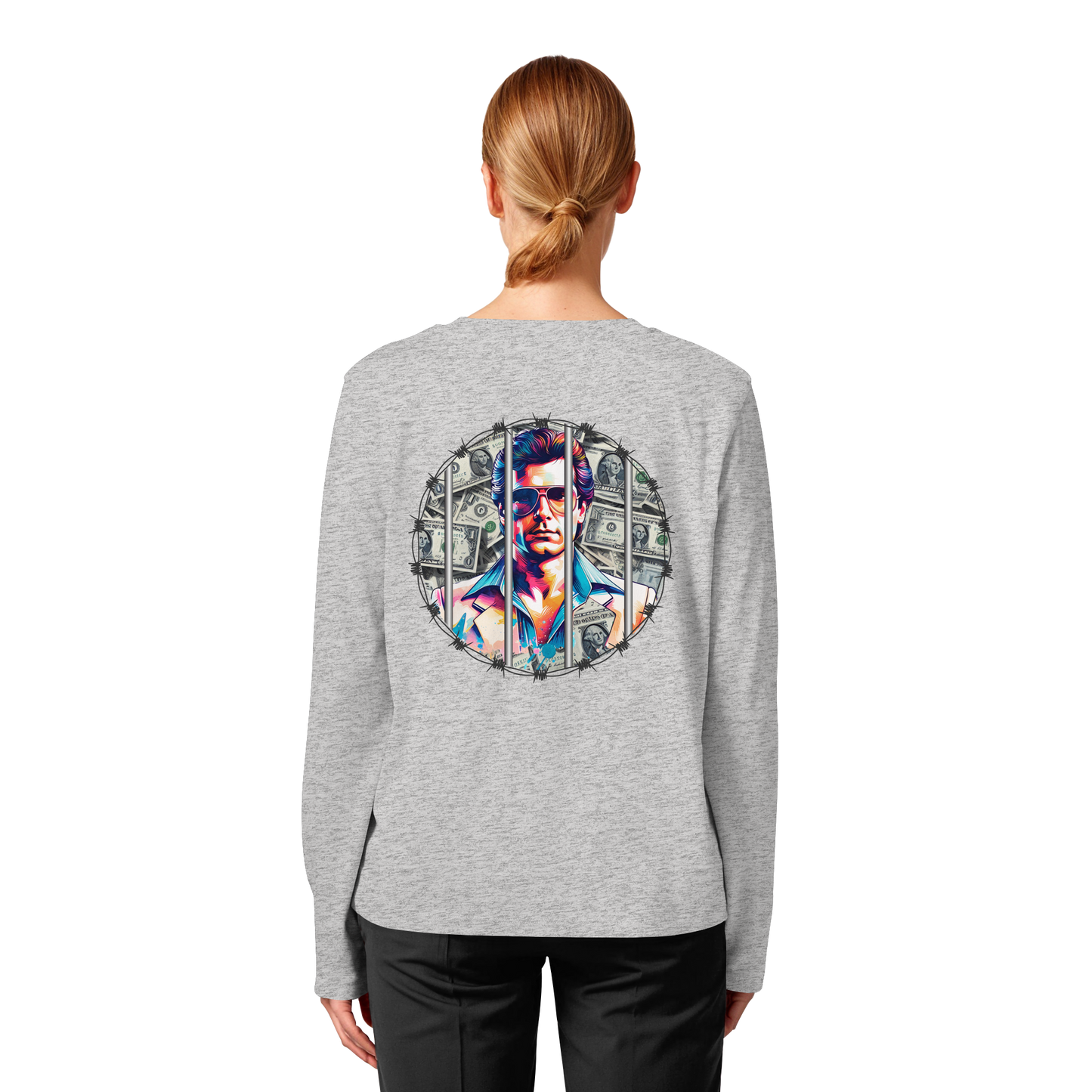 Money Maker - Womens Organic Longsleeve
