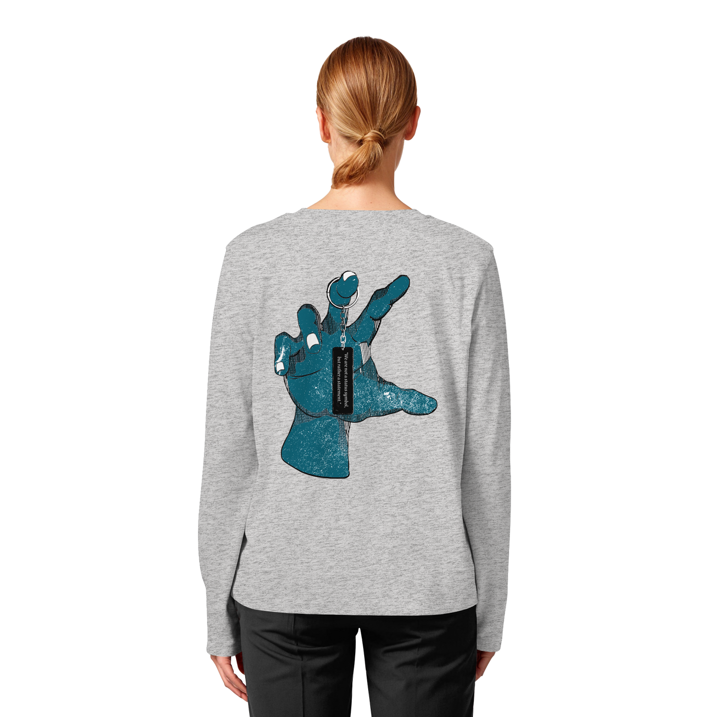 Statement Hand - Womens Organic Longsleeve