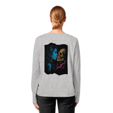 Kissing Skull - Womens Organic Longsleeve
