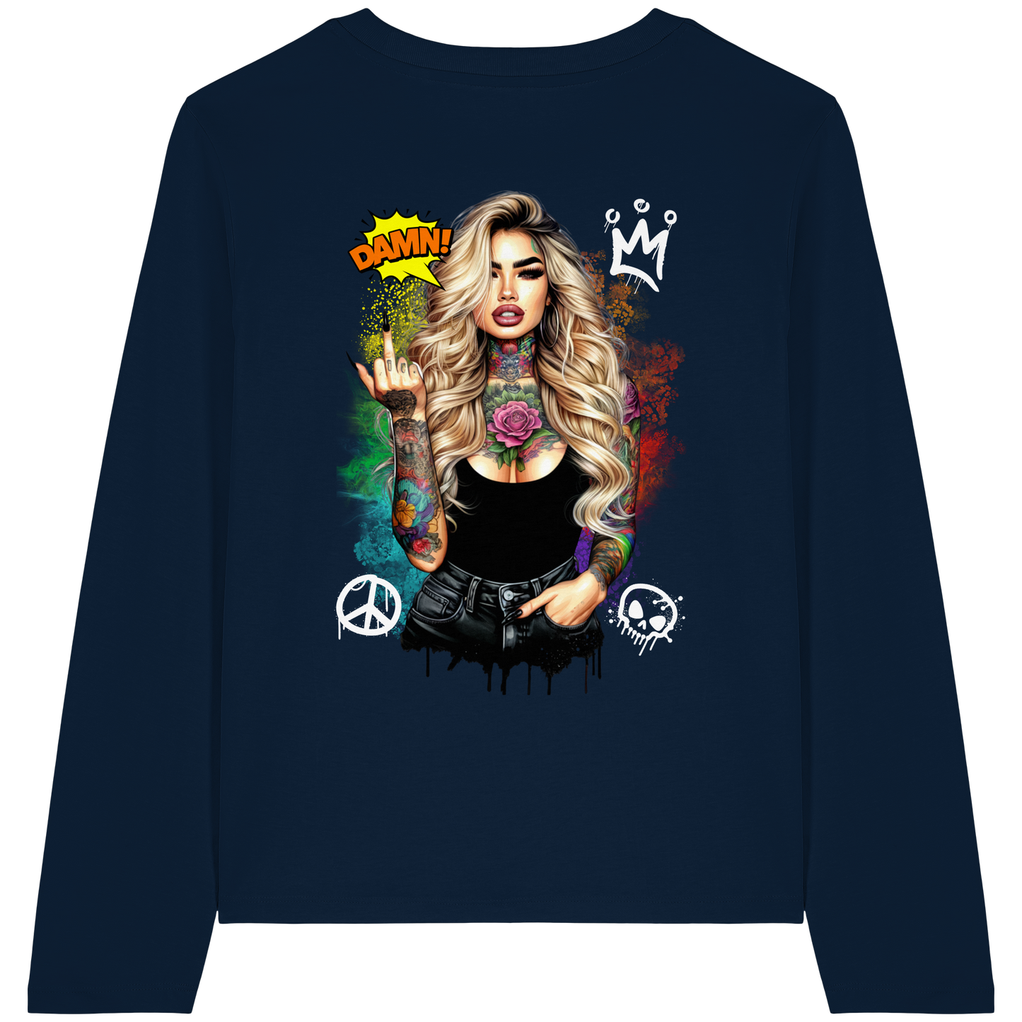 Ink Queen - Womens Organic Longsleeve