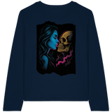 Kissing Skull - Womens Organic Longsleeve