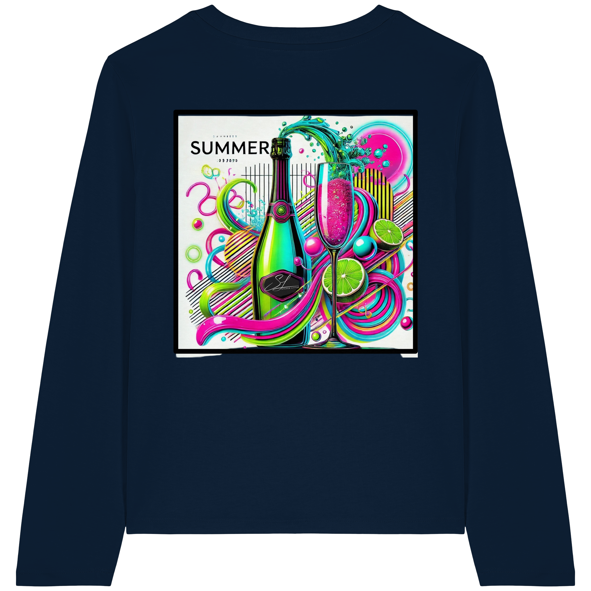 Neon Fresh - Womens Organic Longsleeve