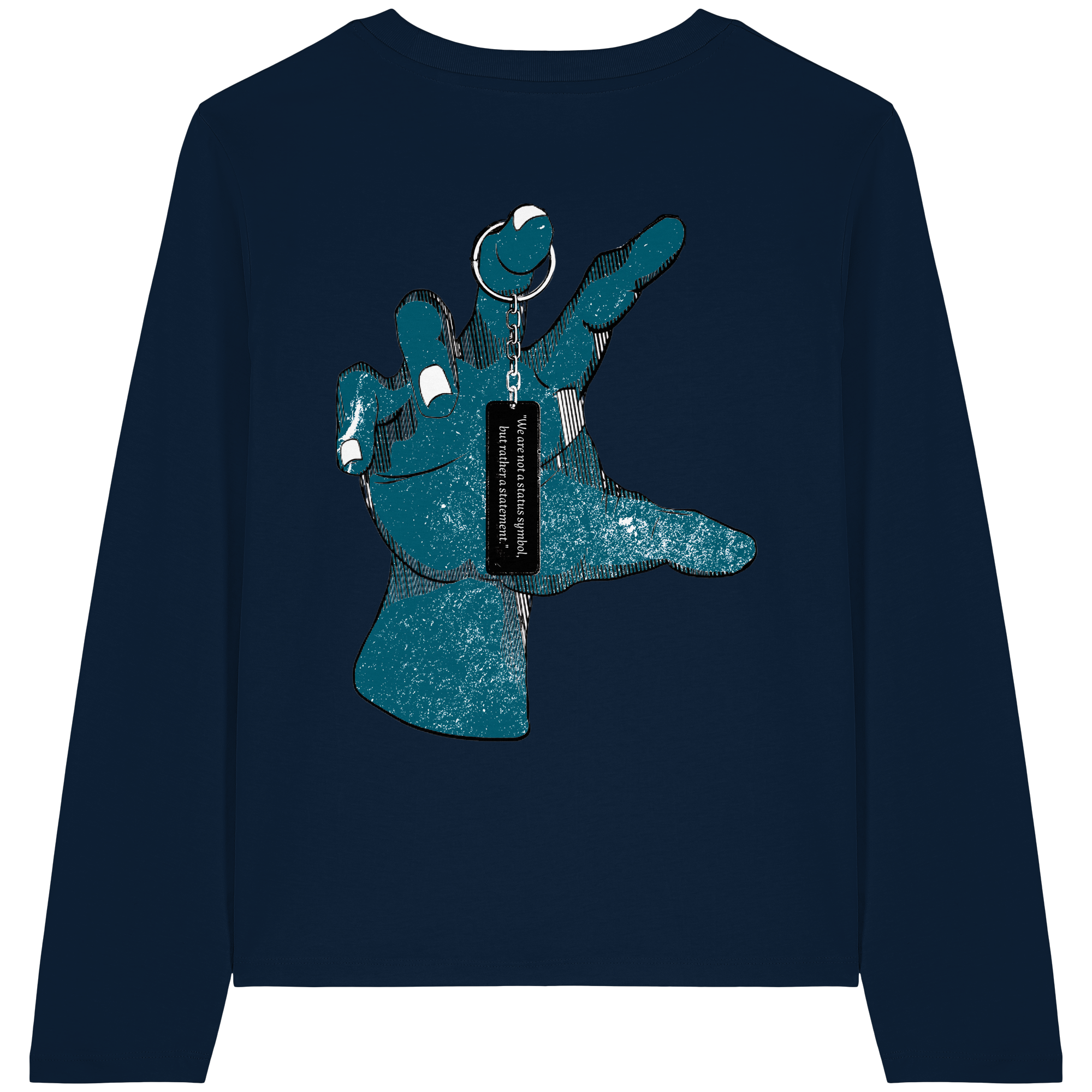 Statement Hand - T-shirt bio à manches longues pour femme