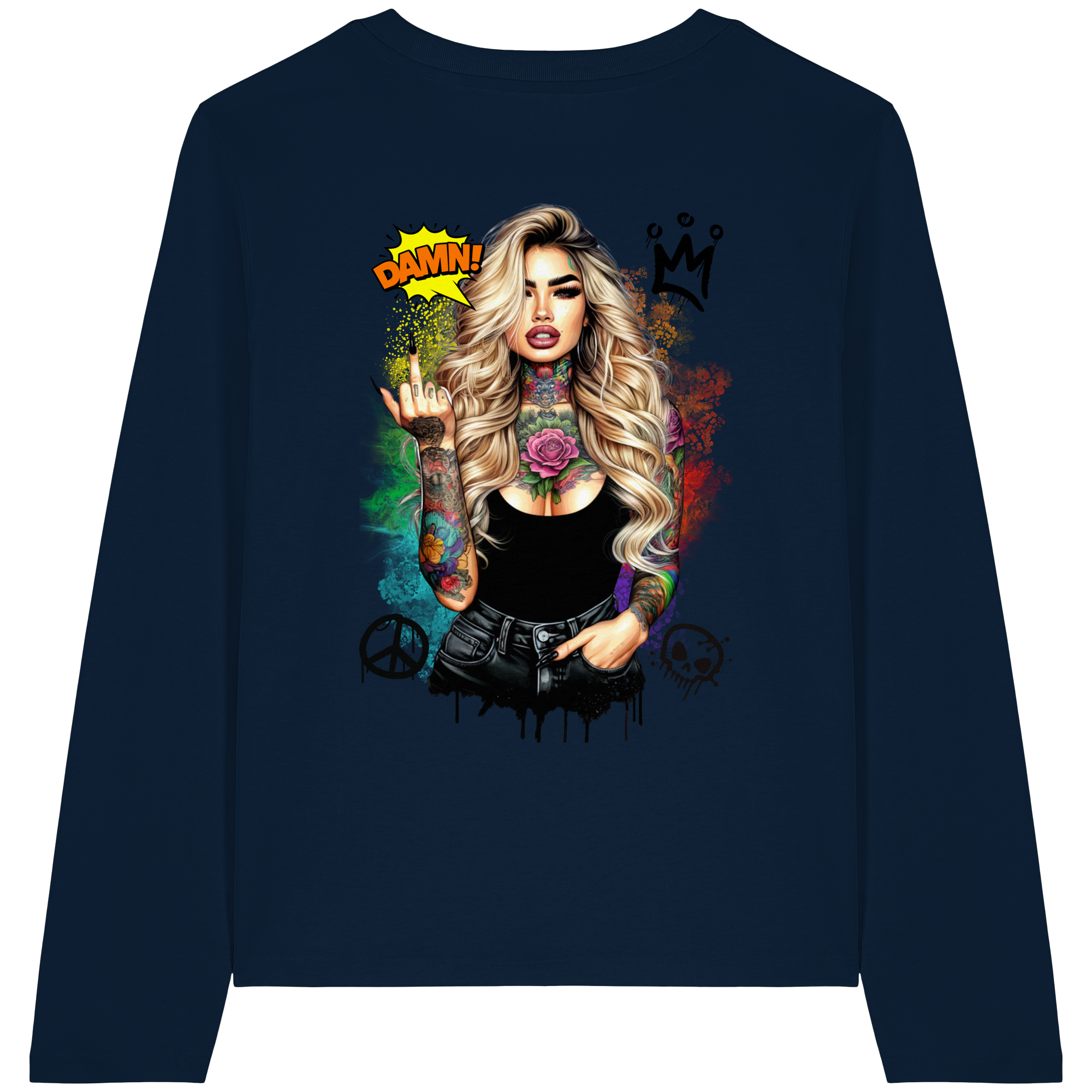 Ink Queen - Womens Organic Longsleeve