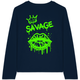 Kiss of Attitude - Womens Organic Longsleeve