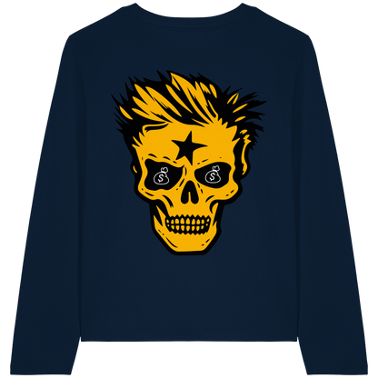 Golden Skull Dreams - Womens Organic Longsleeve