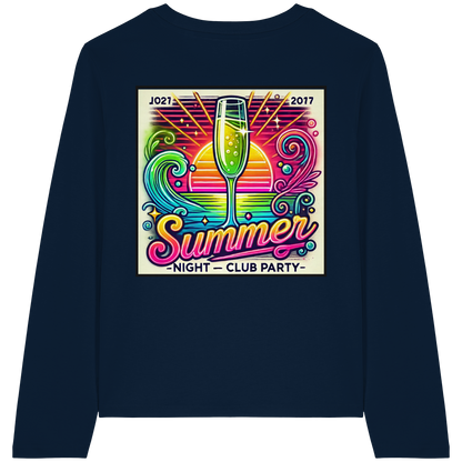 Summer Party Vibes - Womens Organic Longsleeve