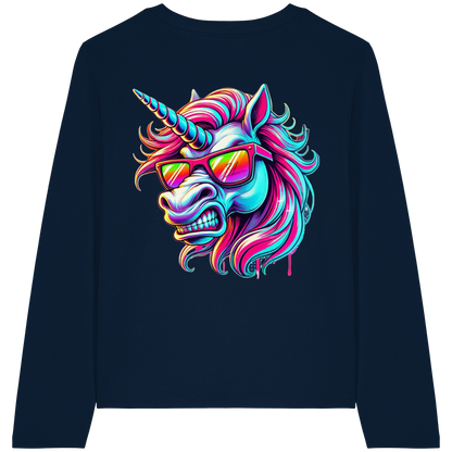 Funky Unicorn - Womens Organic Longsleeve