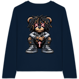 Bad Ass Teddy - Womens Organic Longsleeve