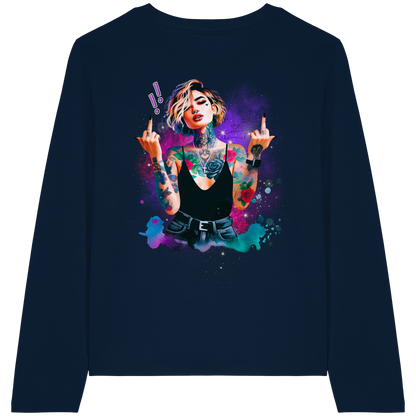Rebel Rose - Womens Organic Longsleeve