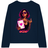 Queen of Hearts - Womens Organic Longsleeve