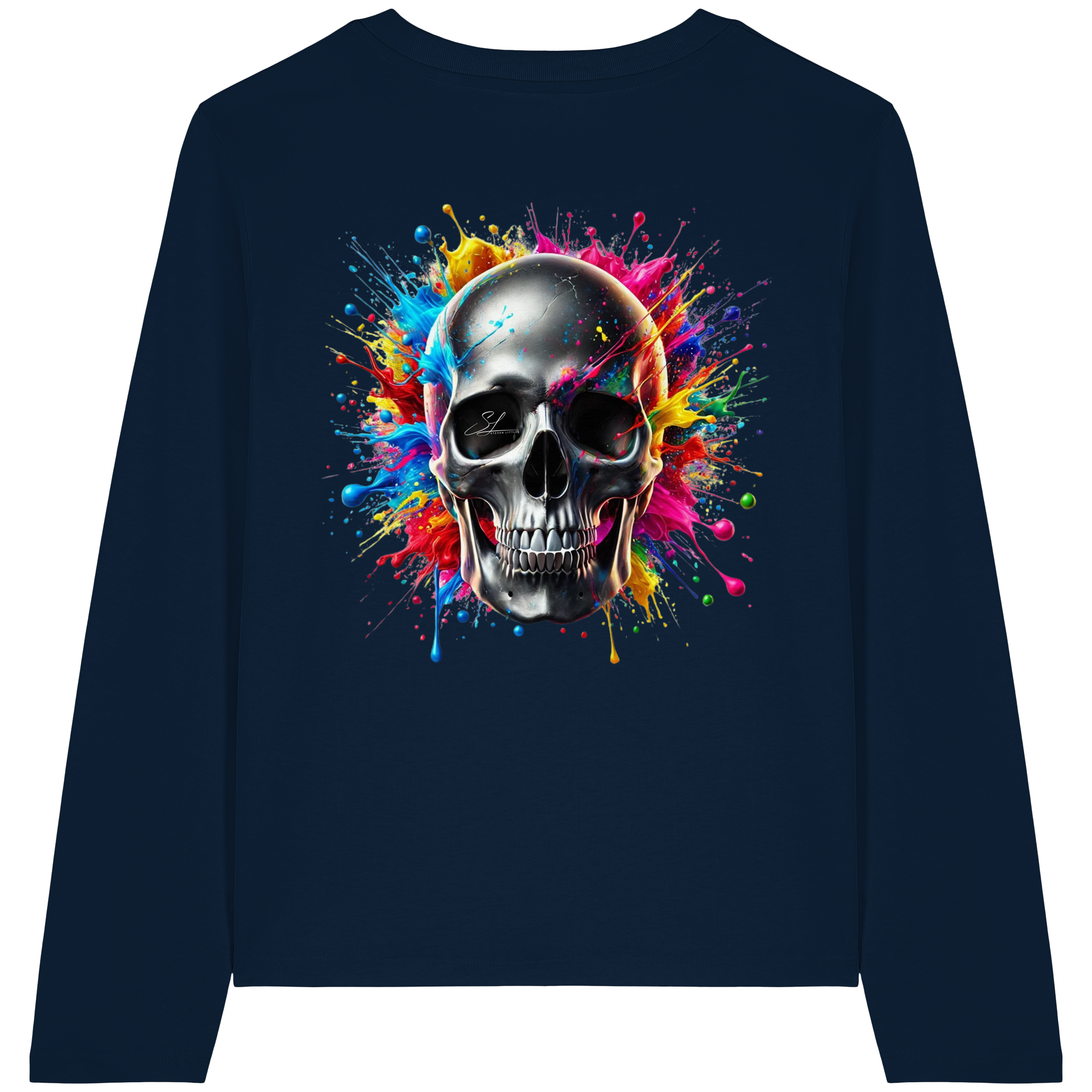 Explosion de vie - T-shirt bio à manches longues pour femme