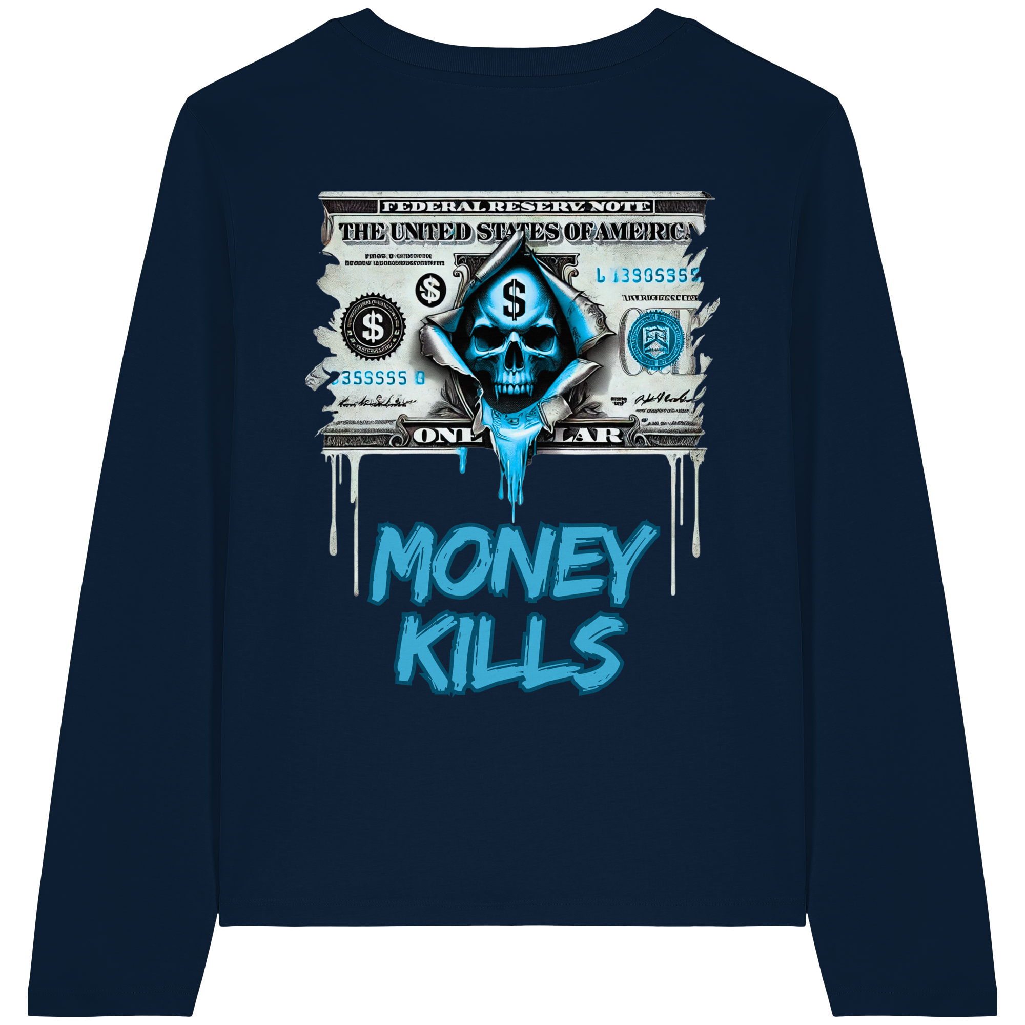 Money Kills - Womens Organic Longsleeve