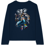Elephant Warrior - Womens Organic Longsleeve