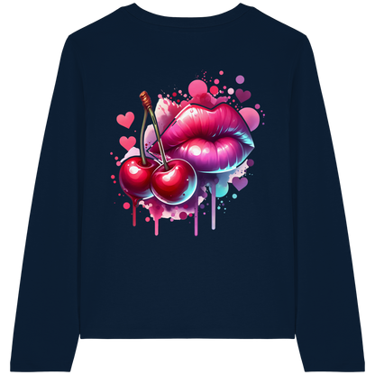 Cherry Kiss - Womens Organic Longsleeve