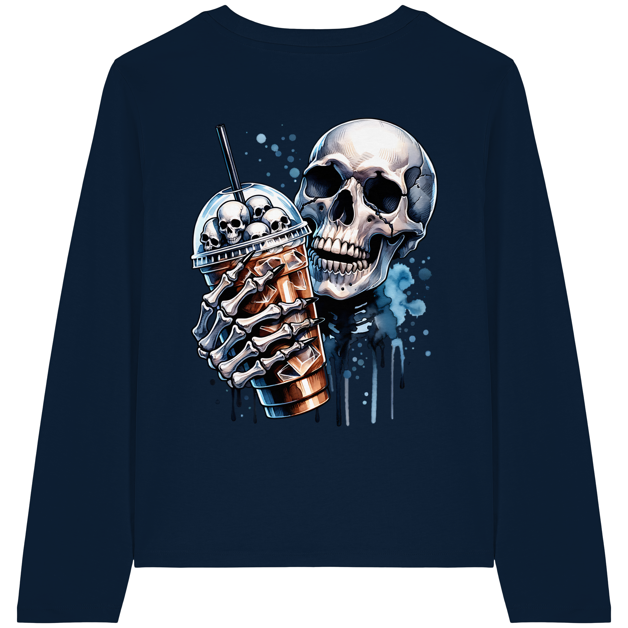 Chill Skull - Womens Organic Longsleeve