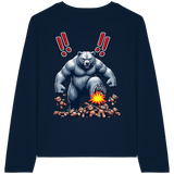 Teddy Terror - T-shirt bio à manches longues pour femme