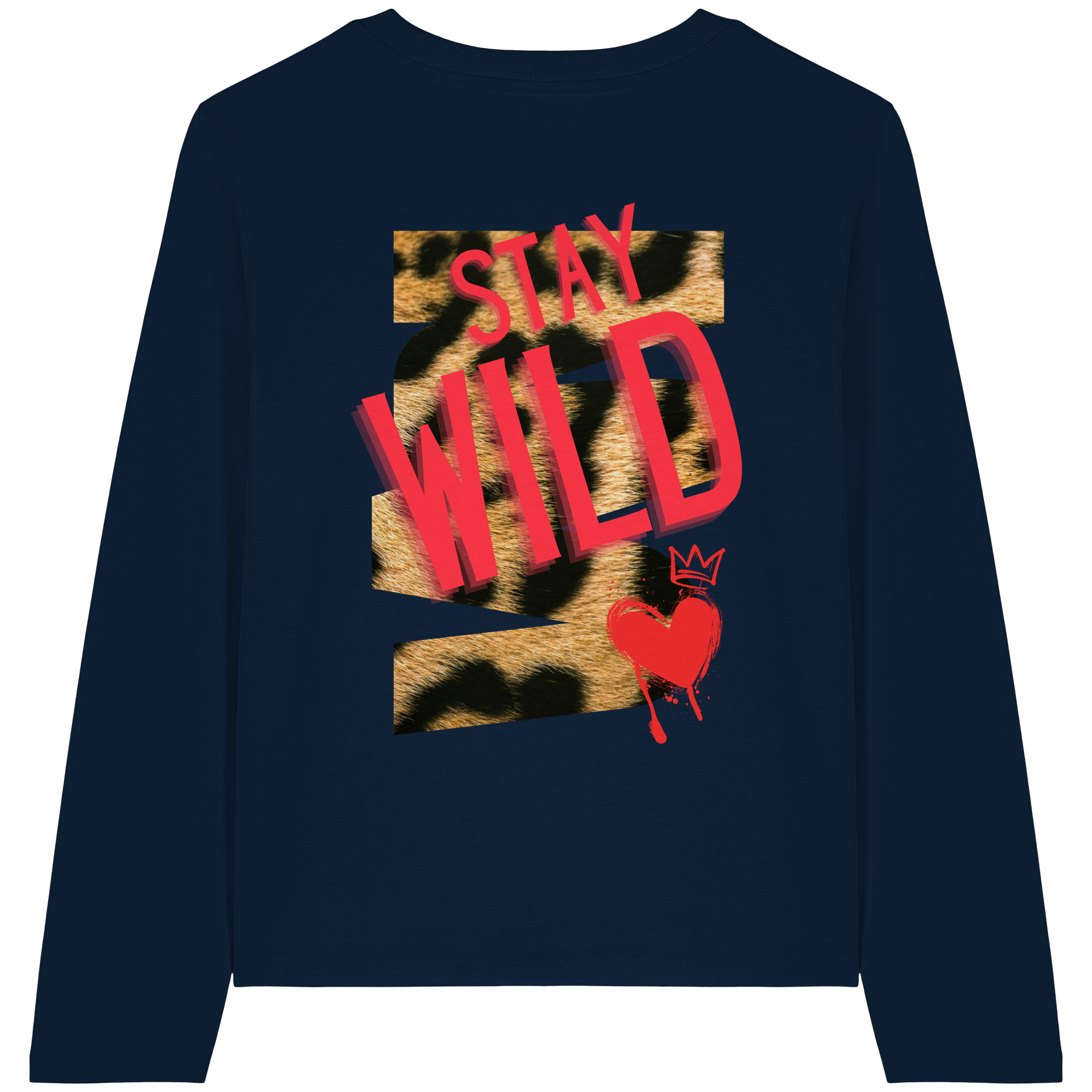 Stay Wild - Womens Organic Longsleeve