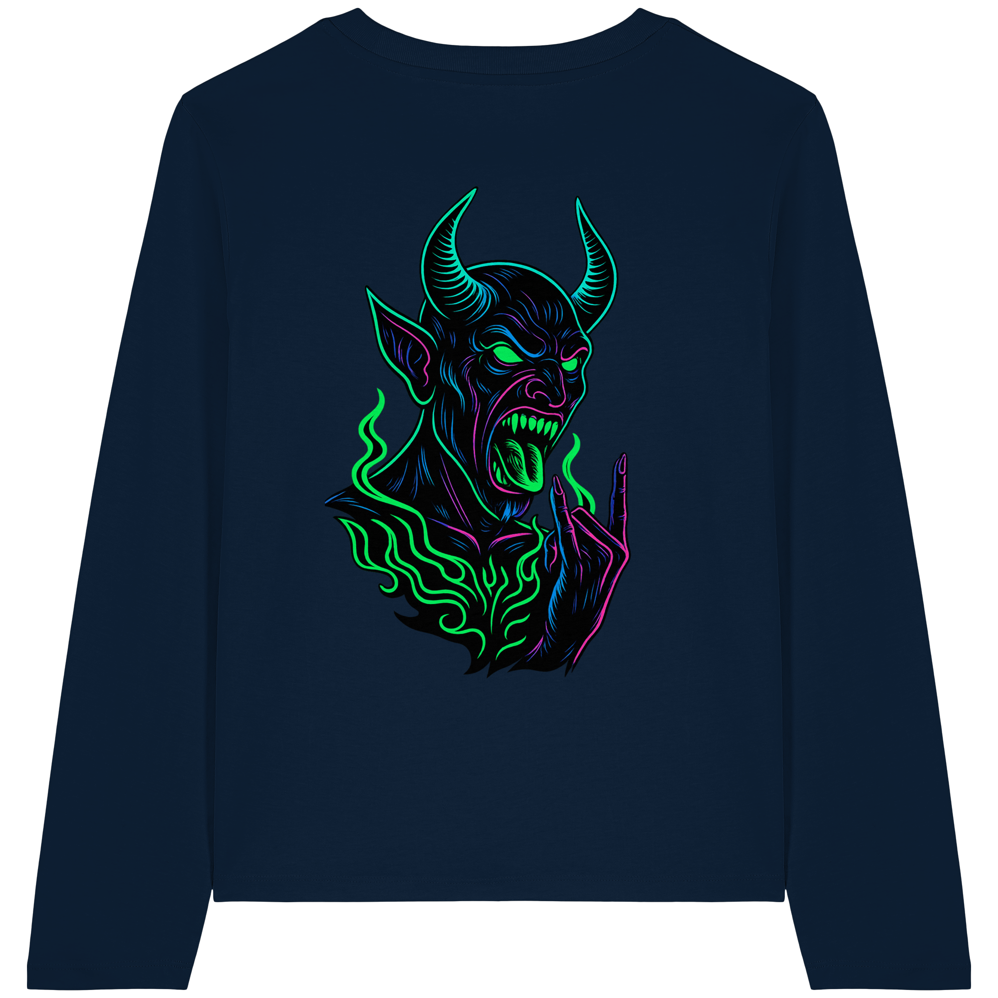 Neon Hellfire - Womens Organic Longsleeve