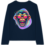 Crazy Chimp - T-shirt bio à manches longues pour femme