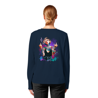 Rebel Rose - Womens Organic Longsleeve