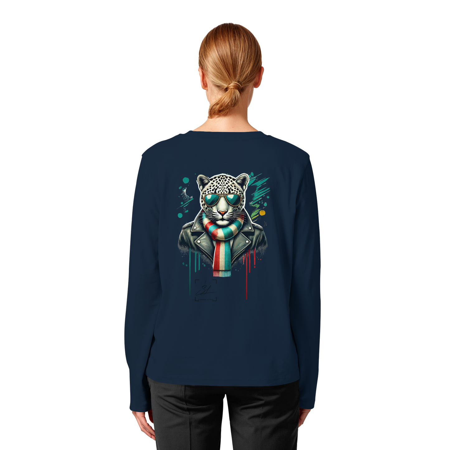 Urban Leopard - Womens Organic Longsleeve