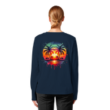 Tropical Sunset - Womens Organic Longsleeve