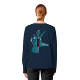 Statement Hand - T-shirt bio à manches longues pour femme