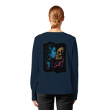 Kissing Skull - Womens Organic Longsleeve
