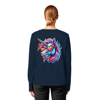 Funky Unicorn - Womens Organic Longsleeve