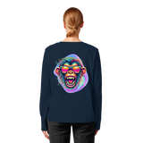 Crazy Chimp - T-shirt bio à manches longues pour femme