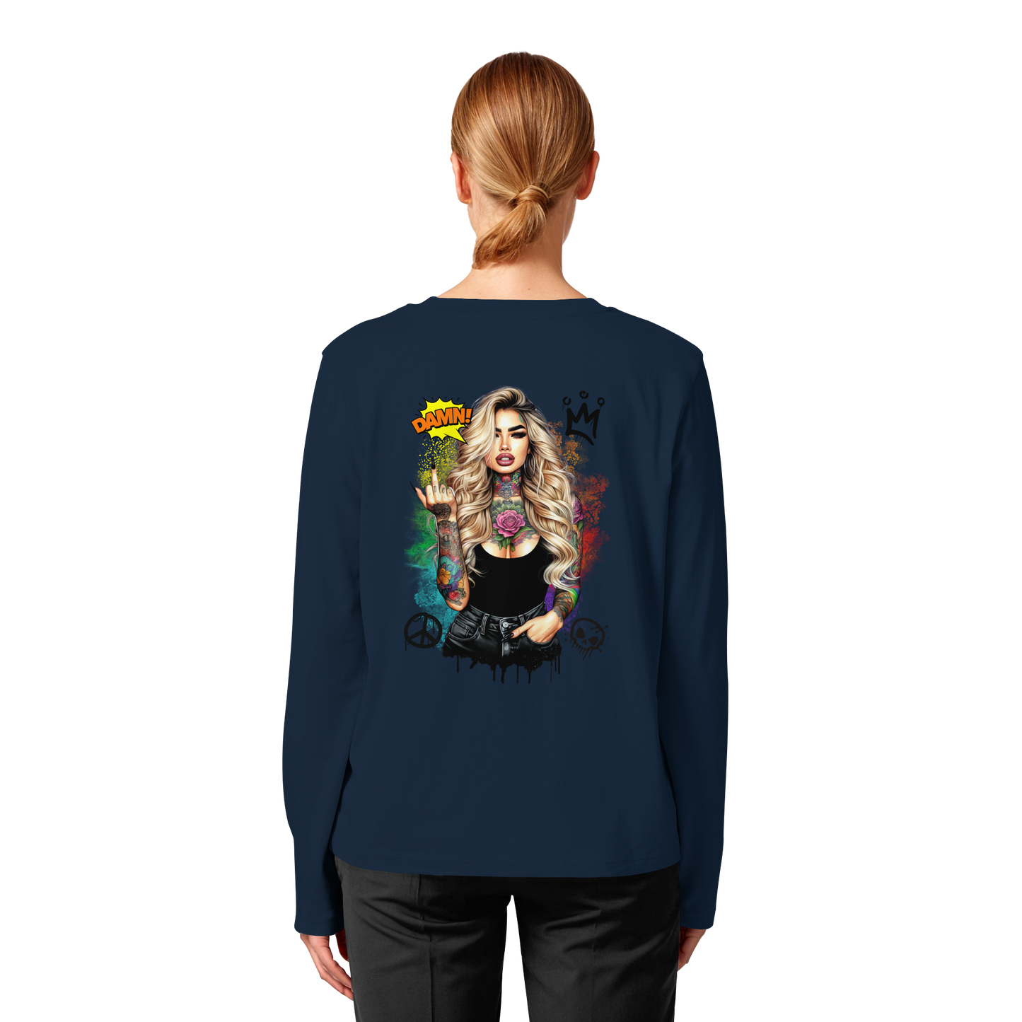Ink Queen - Womens Organic Longsleeve