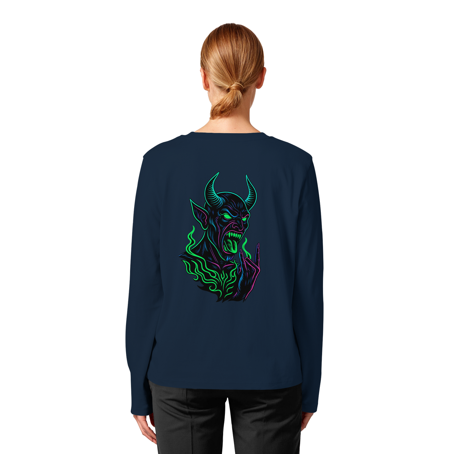 Neon Hellfire - Womens Organic Longsleeve