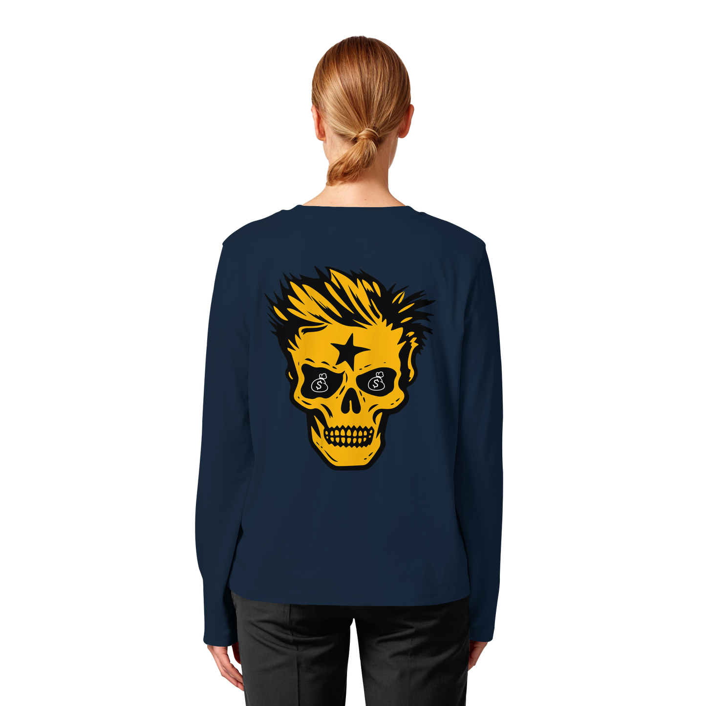 Golden Skull - Womens Organic Longsleeve