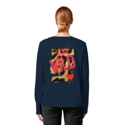 Stay Wild - Womens Organic Longsleeve