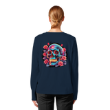 Glow Skull - T-shirt bio à manches longues pour femme